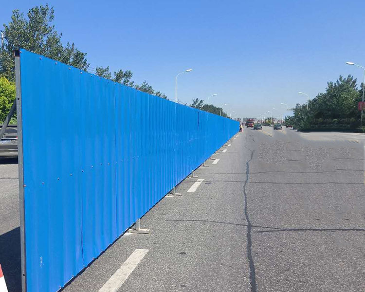 西城区工程围挡板案例